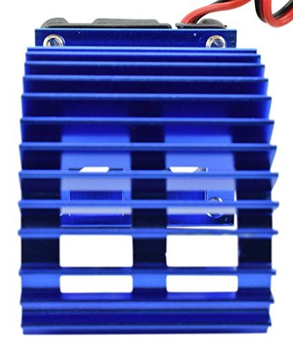 Aluminum Heat Sink W/ 30mm Fan - 540/550 Size Motors - Compatible with RC Vehicles