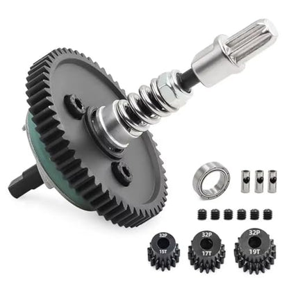 Rc Accessories Parts for Traxxas for Slash 4x4 for VXL for Stampede for Rustler 1/10 RC Car Upgrades Parts Metal 54T Slipper Clutch Set W/15T-17T-19T Pinion Gear 6878