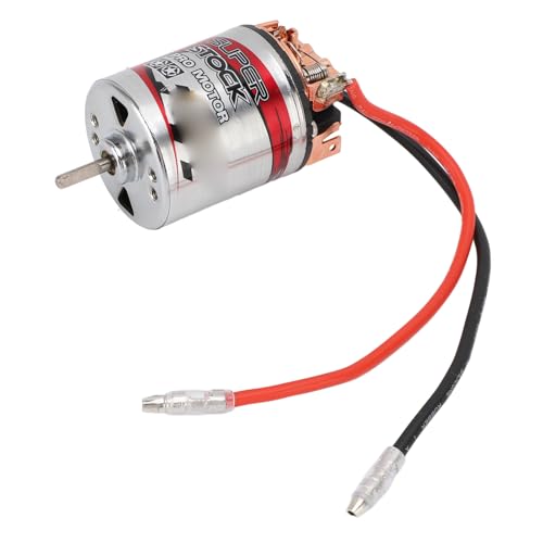 540 RC Brushed Motor Stainless Steel Shell Waterproofing Large Torsion Brushed Motor Replacement for 1/10 RC Car (40T) - size: 40T