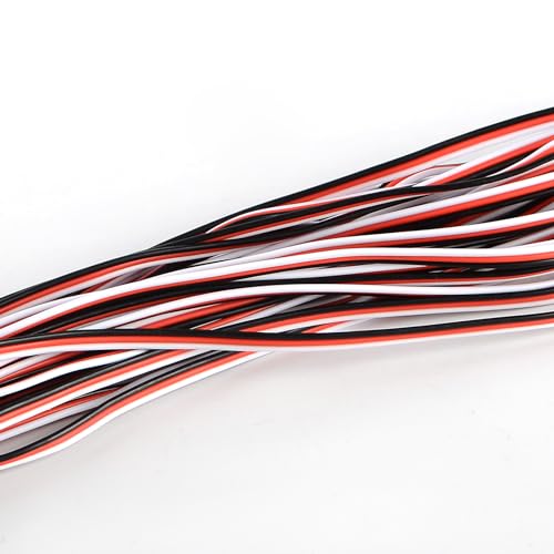 22AWG Servo Cable 50 feet 3-pin Line for Futaba JR RC Servo Hobby Model Aircraft Model Wiring 60 corex0.08mm