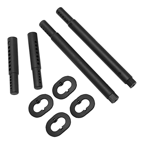 RC Body Mount Post Set, Plastic Car Holder with Steel Buckles, for ZD Racing 1/7 EX07, Adjustable Height, Reduces Vibration, Stable Ride, Easy Installation