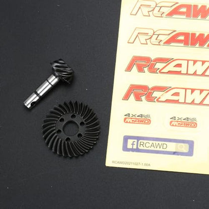 RCAWD 6 Bolt Heavy Duty Gear Set 30T /8T for Axial SCX10 III Upgrade Parts