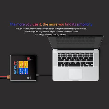 HOTA F6 Battery Smart Charger - 250W 15A 1-6S 4 Channel DC for FPV Drone RC Car RC Hobby Lipo Battery Li-ion LiHv Nicd NiMH Batttery by Speedybee