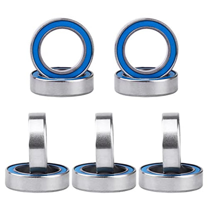 Professional RC Ball Bearings Double Rubber Sealed for Traxxas Arrma Axial Team Associated Losi Redcat Racing RC4WD Tamiya HPI (10-Pack) (10x15x4mm) - size: 10x15x4mm