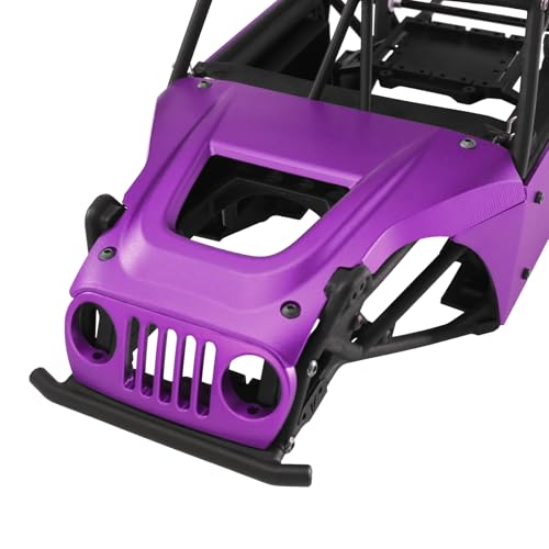 Aluminum Body Panels Kit for Vanquish H10 Optic Sparco H10 Optic Yokohama RTR 1/10 RC Crawler Upgrade Parts (Purple) - color: Purple