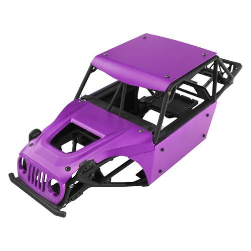 Aluminum Body Panels Kit for Vanquish H10 Optic Sparco H10 Optic Yokohama RTR 1/10 RC Crawler Upgrade Parts (Purple) - color: Purple