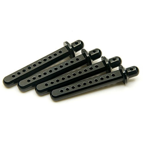 RC Crawler Cars Parts Black Aluminum Body Post Mounts 4PCS for 1:10 SCX10 AXIAL 4WD