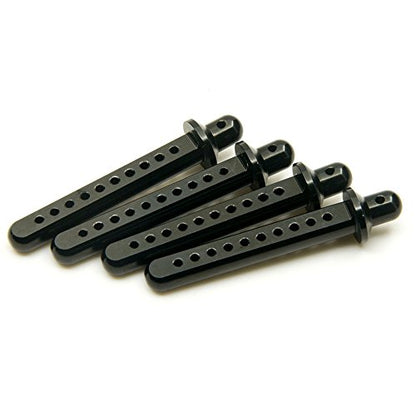 RC Crawler Cars Parts Black Aluminum Body Post Mounts 4PCS for 1:10 SCX10 AXIAL 4WD