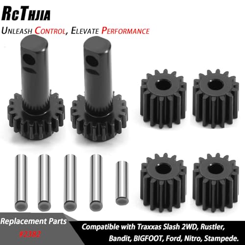 Differential Gear Set - Hardened Steel Planet/Sun Gear Kit for Traxxas Slash 2WD, Rustler, Bandit, Bigfoot, Ford, Nitro, Stampede Upgraded Diff Gear Parts of #2382