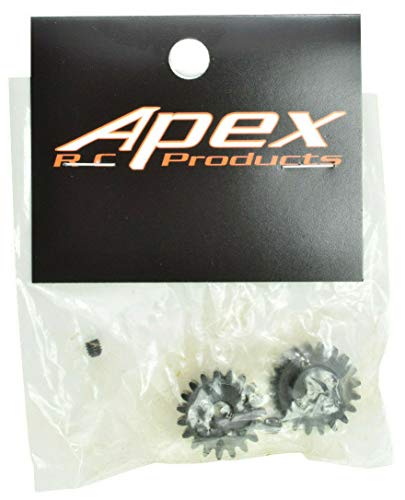 Apex RC Products 11-20T Mod 1 M1 5mm 1/8 Scale Pinion Gear Set (19 & 20) - size: 19 & 20