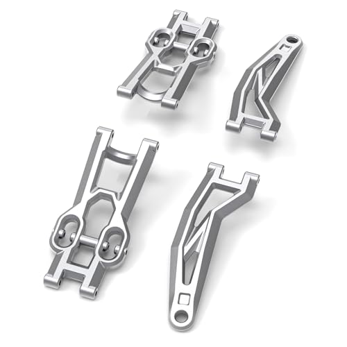 Hosim Upgraded Metal Rear Rocker Arm and Upper Swing Arm Genuine Parts for Hosim X08 X07 X07W X15W RC Car – FY-JSB02-S for C12007&C12009 Replacement