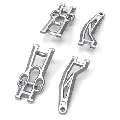 Hosim Upgraded Metal Rear Rocker Arm and Upper Swing Arm Genuine Parts for Hosim X08 X07 X07W X15W RC Car – FY-JSB02-S for C12007&C12009 Replacement