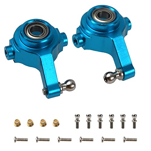 ShareGoo Aluminum Alloy Front & Rear Steering Knuckle Hub Base C Carrier Mount Upgrade Part for Wltoys A929 A949 A959 A969 A979 A959B A969B A979B 1/18 RC Car
