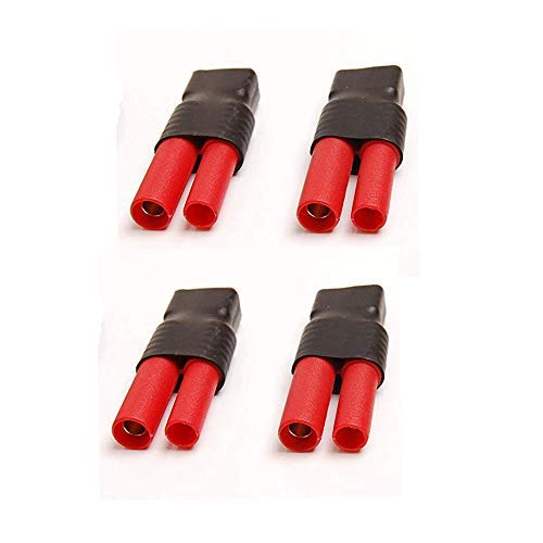 FLY RC 4PCS T Plug Female to HXT 4mm Connector Wireless Connector RC LiPo Battery Connector Adapters for RedCat Racing and Exceed RC