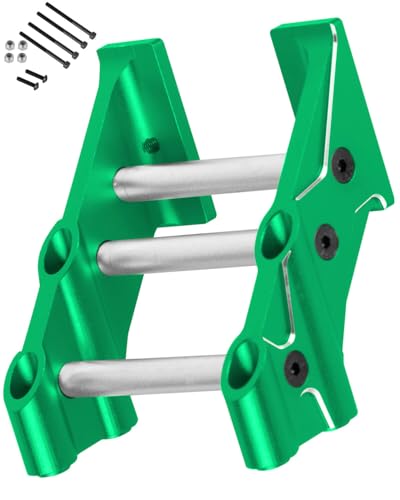 RC Wing Mount Upgrades Part for 1/10 Kraton Outcast 4X4 4S V2 BLX,Alloy Rear Wing Mount Hops Up,Replace ARA320631,Green - color: Green(parts)