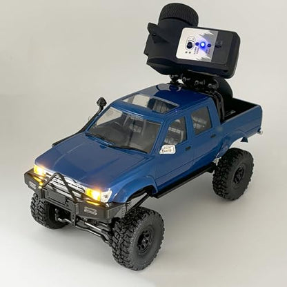WPLDEWAN RC Rock Crawler WPL C64-1 RC Truck 4x4 Off Road Pickup | 1/16 RC Crawler Hobby RTR All Terrain 260 Motor Upgraded Chassis 2.4GHz Proportional Throttle Steering Adult