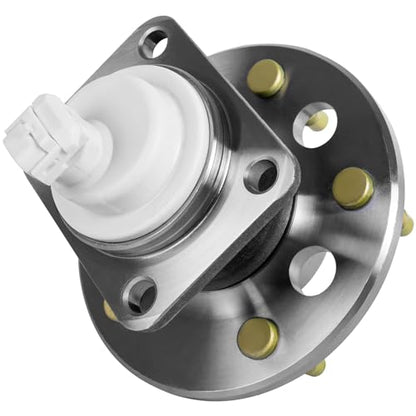 512150 FWD Rear Wheel Bearing Hub Assembly Compatible with 2000-13 Impala | 5 Lugs FWD Rear Wheel Hub Bearing Assembly with ABS, Compatible with 1997-2008 Pontiac Grand Prix, 2000-2013 Chevy Impala - size: 512150/1PC