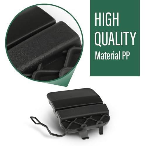 LQI Car Rear Bumper Tow Hook Cover Compatible with Benz C300 C350e C450 C43 AMG 4Matic, Base 2015-2020 2058850256 Black - size: Rear | Fit Benz W205 C-Class 2015-2020