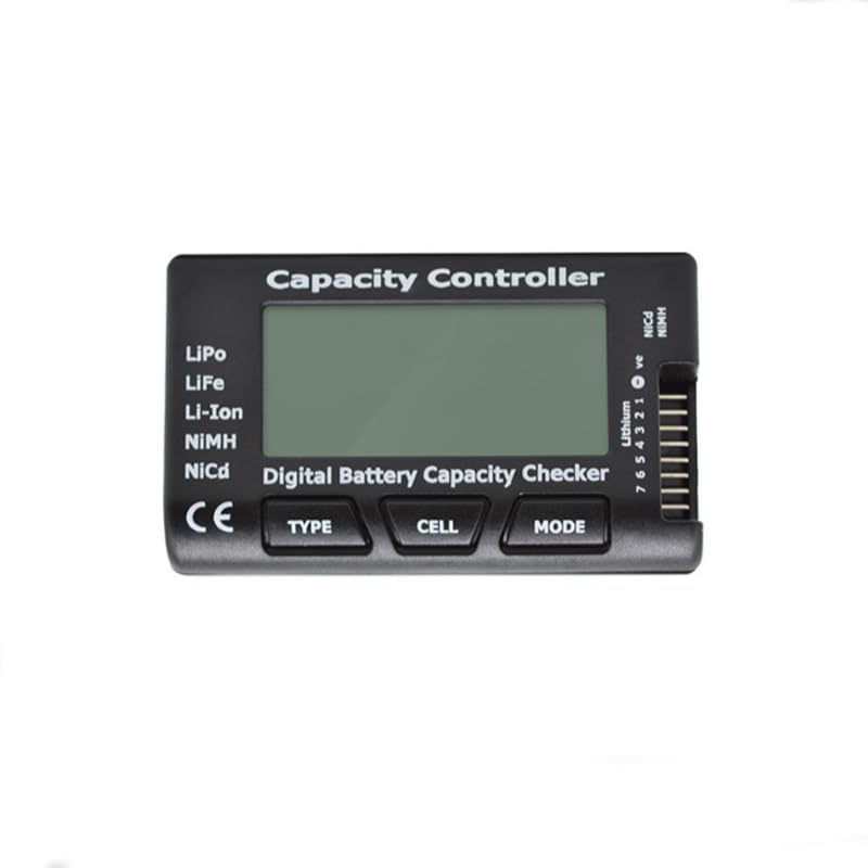 2PCS 2in1 1-8s Lipo Battery Voltage Tester RC Cellmeter 7 Digital Battery Capacity Checker Cell Meter Battery Checker Tester for Household Batteries