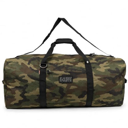 Heavy Duty Cargo Duffel Large Sport Gear Drum Set Equipment Hardware Travel Bag Rooftop Rack Bag - color: Camouflage, size: 30" x 15" x 15"