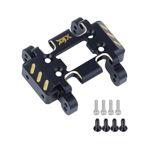 DJX 8g Brass Skid Plate Black Coating Redcat Ascent-32 Skid Plate for Redcat Ascent-32 1/32 Scale RC Rock Crawler Car Upgrades Parts