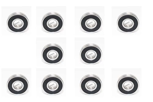10pcs 606RS Bearing High Speed Motor Water Pump Dedicated - size: 606RS