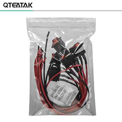 5 Pack KCD1 SPST Pre-Wired On/Off Red LED Boat Rocker Toggle Switch | 3-Pin 2-Position Snap In, Only for DC 12V-24V 20A - color: Red, size: DC 12V-24V 20A - Pre-Wired