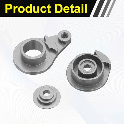 MECCANIXITY 1pcs 25T Servo Horn Arm Adjustable 1 Hole High-Torque Aluminum Alloy Servo Arm for 1/10 RC Model Car Truck Robot Boat Airplane, Titanium - color: Titanium