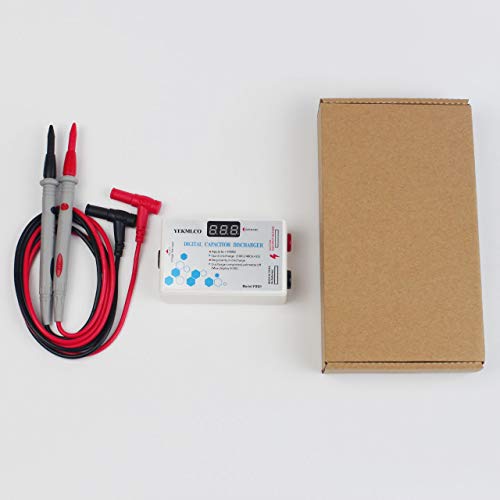 Digital Capacitor Discharger Quick Discharge Voltage Tester Protection Electrician Voltage Discharging Tool for Electronic