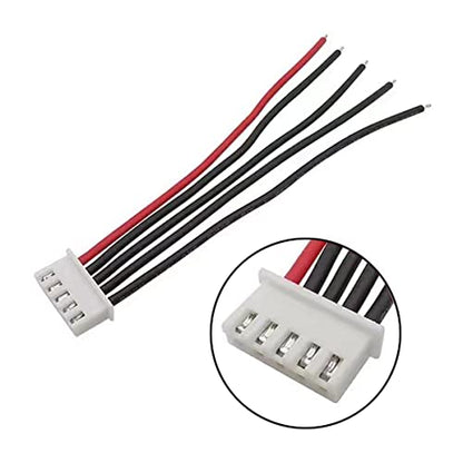 FLY RC 14.8v 4s Lipo Battery 5pins Balance Charger Cable Lead Wire Connector (10pcs 4s 5pin) - style: 10pcs 4s