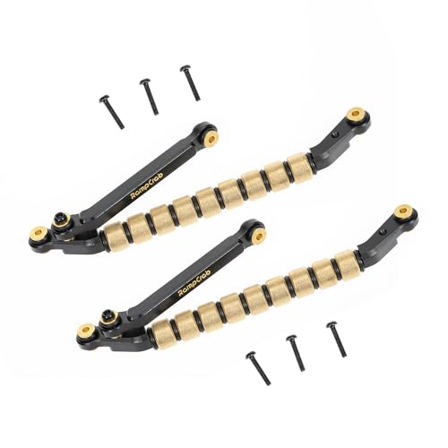 Copper Sleeve Bearing Steering Link for SCX24 & AX24 +4mm axle on Each Side, 2Sets - color: 2 Sets, size: +4mm length