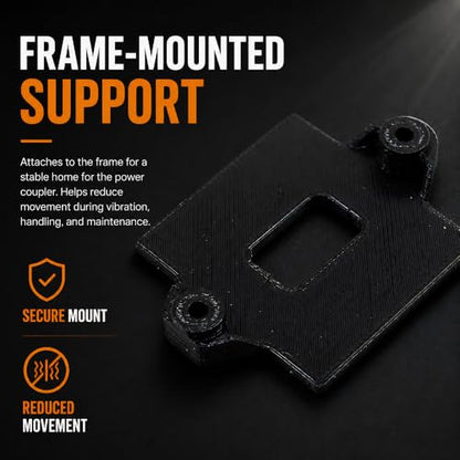 SplashNColor XT60 Battery Connector Mount Compatible with RC Vehicle – Secure Chassis Power Plug Bracket | Stable Battery Lead Holder for Cleaner Wiring Setup