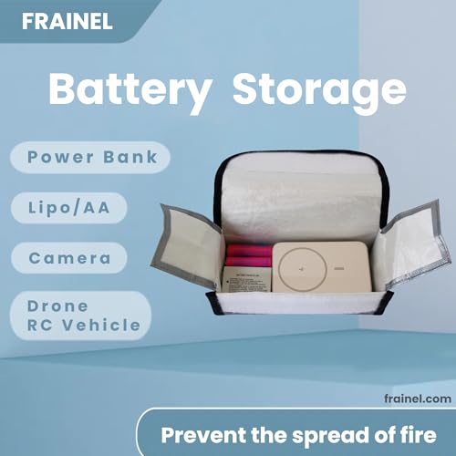 Battery Protect Bag 7x3 – Fireproof & Flame-Retardant Safety Gear | Lipo Guard Prevent Hazard Escalation