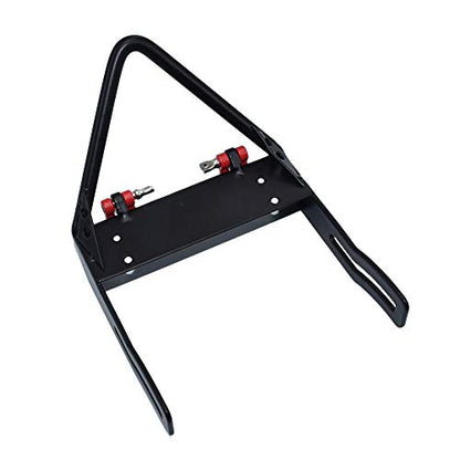 DJX Steel Front Bumper with Winch Mount Shackles for 1/10 Axial SCX10 RC Rock Crawler