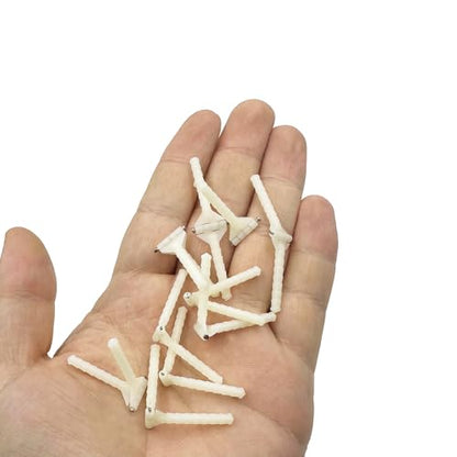 10PCS RC Airplane Plastic Needle Hinge Pin Hinge for RC Plane Helicopter Aircraft DIY Model Plane Fix Wing Parts Foam Model Plane Replacement (3x48mm) - style: 3x48mm