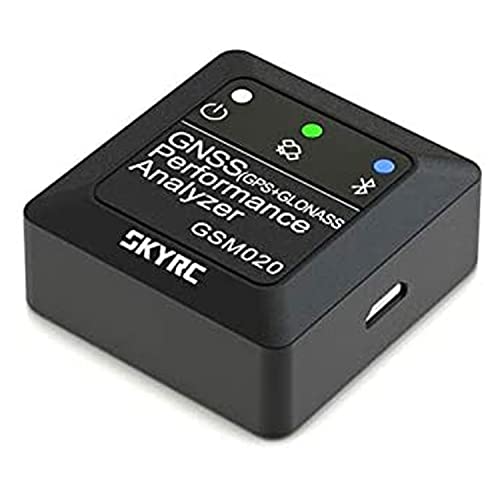 SKYRC GNSS Performance Analyzer RC GPS+GLONASS Speedometer, Bluetooth Enabled Race Data Logger and Speed Tracker for RC Cars and Planes. GSM020 SK-500023