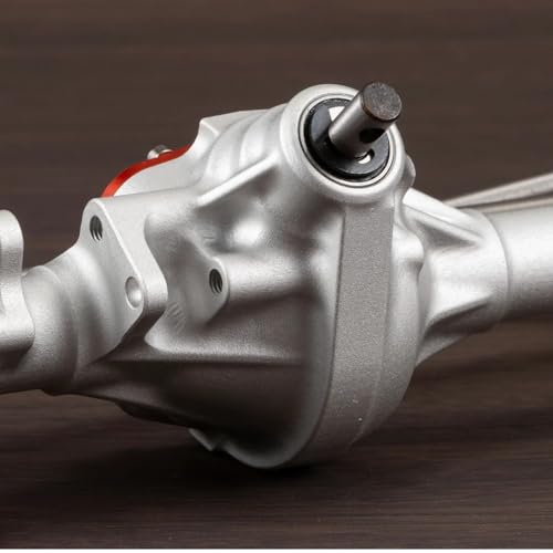 Aluminum Offset Straight Axle with Panhard Mount for Vanquish VS4-10 SCX10 II 1/10 RC Crawler Cheater Rigs (Silver Front Rear) - color: Silver Front Rear