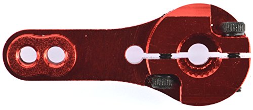 23T for JR/Airtronics/KO Red Aluminum Dual Clamping Servo Horn - 2 Pack #8006