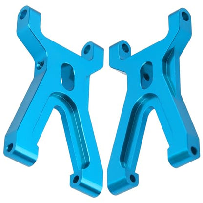 Aluminum Steering Knuckles Kit Swing Arm A-Arms & Shock Absorbers Compatible with Wltoys 1/18 A949 A959 A969 A979 K929 RC Car (Blue) - color: Blue