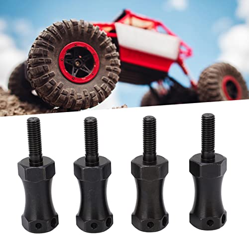 Wheel Hex Hub Extension Adapter, Extension Hex Drive Adapter, RC Extended Wheel Hex Coupler Steel 12mm Diameter Extension Adapter Combiner for 1/10 RC Cars