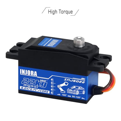 INJORA INJS022 22KG Low Profile Digital Servo for 1/10 RC Crawler Car
