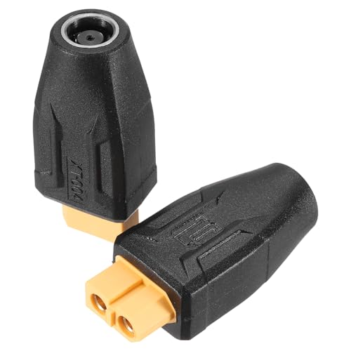 MECCANIXITY 2 Pack XT60 Adapter, XT60 Female to DC7909 Female 7.9 x 0.9mm Wireless Adapter, XT60 Connectors Wireless for RC Lipo Batteries, Laptop Power Supplies - style: XT60 Female to DC7909 Female