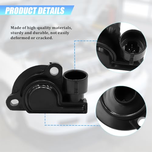 Car Throttle Position Sensor, Vehicle TPS Accelerator Pedal Gas Fuel ldle Air Control Valve Sensor, Automotive Replacement Accessories, Replace OEM#17087400 17111815