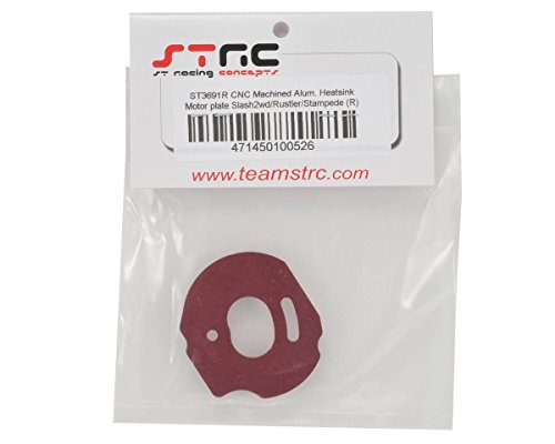 ST3691R Aluminum Heatsink Motor Plate Slash, Rustler and Stampede (Red)