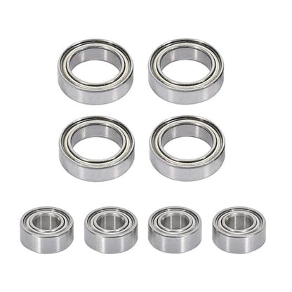 Double Rubber Seal for SG1603 SG1604 for UDIRC UD1601 UD1602 UD1603 UD1604 8Pcs Ball Bearing Set 1/16 rc Car Spare Parts Accessories