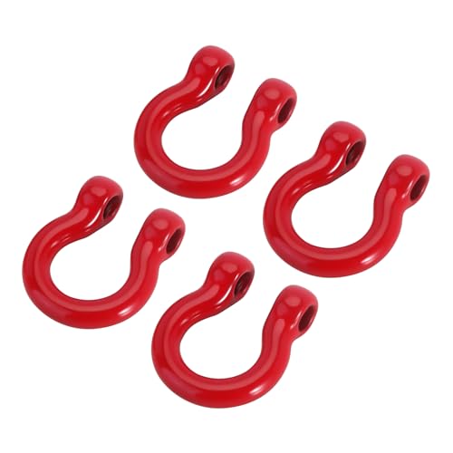 INJORA D Rings Tow Hooks with M1.4 Screws for FCX18 LC80 TRX4M Defender