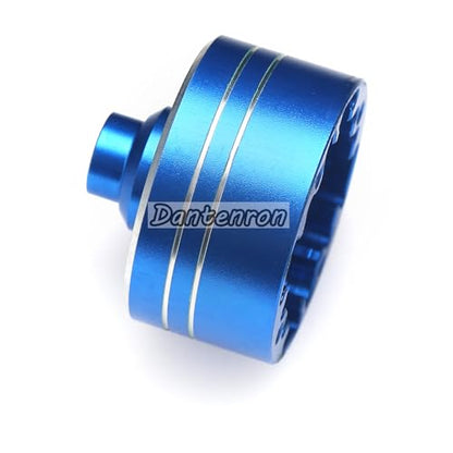 RC Aluminum Differential Shell Cover with Steel Drive Gear Set Upgraded Parts Compatible with Tamiya TT02 TT02B XV02 1/10 On Road Touring Rally Racing Drift Car Upgrade Parts (Blue)