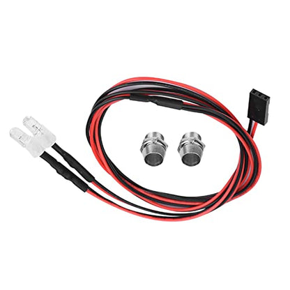 2PCS 5mm LED Lights for RC Cars, High Simulation Accessory with Superior Materials, Easy to Install for 1/10 Model Drift Car Vehicle (No. 11 Light Blue Light) - style: No. 11 light blue light