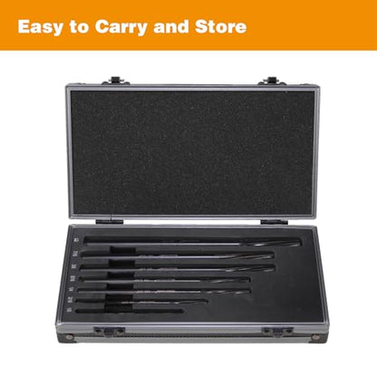 1/8"-1/2" 7 Pcs M2 HSS Chucking Reamer Set - size: 7PCS Kit