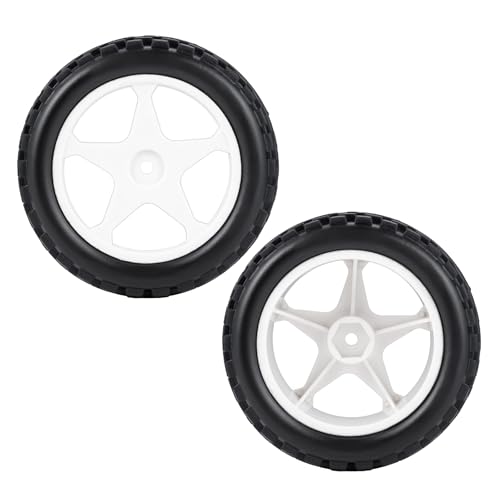 4pcs Tires&Hard Drift Wheels 12mm for Tamiya TT01 TT02 XV-01 HPI | RS4 1/10 RC Car Upgrade On Road Tyres